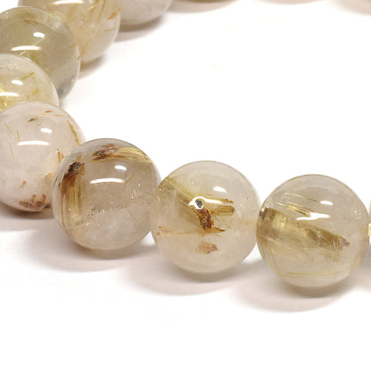 ゴールドルチルクォーツ ブレスレット 12mm #SC006