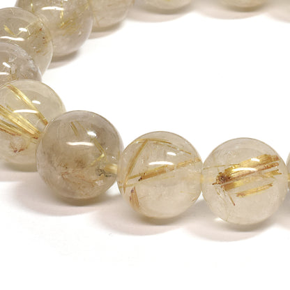ゴールドルチルクォーツ ブレスレット 12mm #SC007