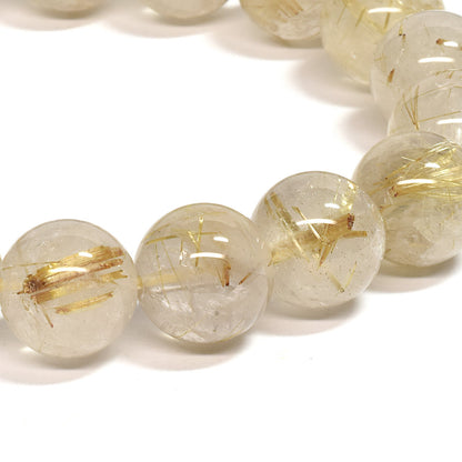 ゴールドルチルクォーツ ブレスレット 12mm #SC007