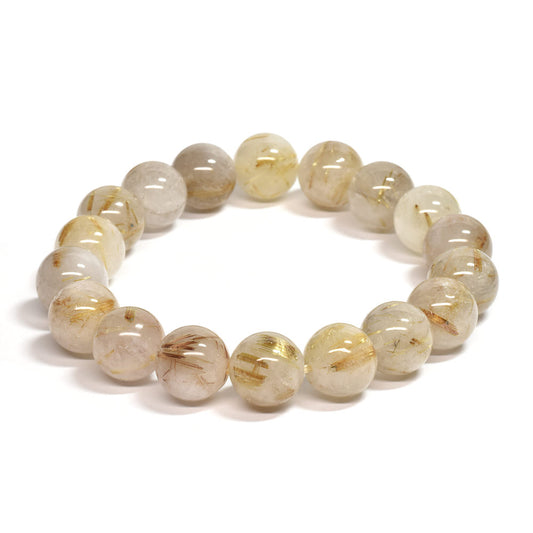 ゴールドルチルクォーツ ブレスレット 12mm #SC008