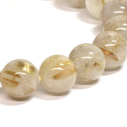 ゴールドルチルクォーツ ブレスレット 12mm #SC008