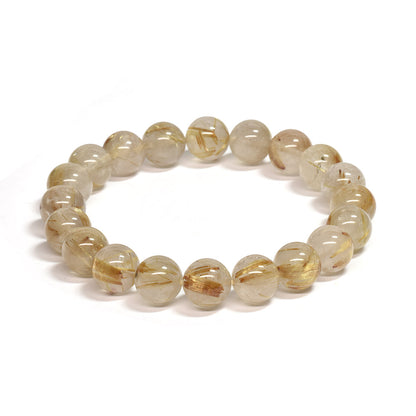 ゴールドルチルクォーツ ブレスレット 9.5mm #SC009