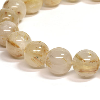 ゴールドルチルクォーツ ブレスレット 10.5mm #SC010