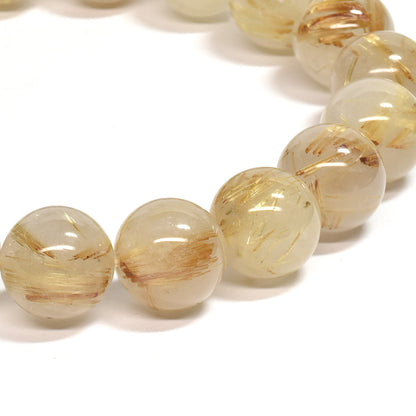 ゴールドルチルクォーツ ブレスレット 10.5mm #SC010