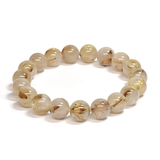 ゴールドルチルクォーツ ブレスレット 10.5mm #SC011