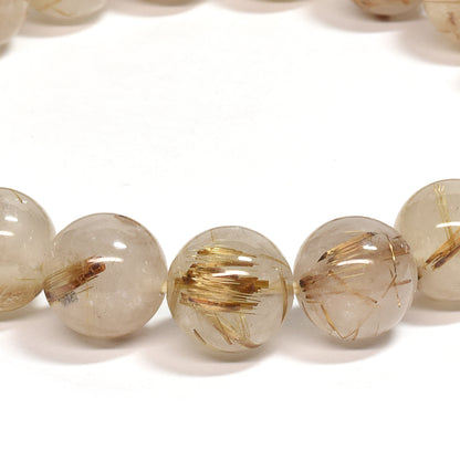 ゴールドルチルクォーツ ブレスレット 10.5mm #SC011