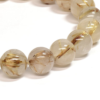 ゴールドルチルクォーツ ブレスレット 10.5mm #SC011