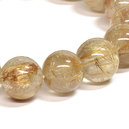 ゴールドルチルクォーツ ブレスレット 13-14mm #SC015