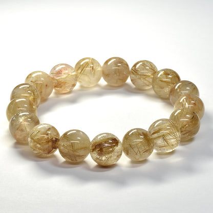 ゴールドルチルクォーツ ブレスレット 13-14mm #SC015