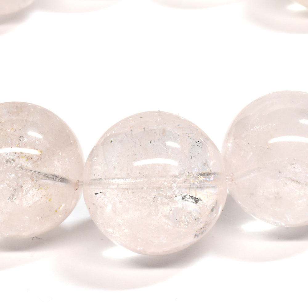 [鑑別付]ピンクダンビュライト ブレスレット 18-19.5mm #SC045