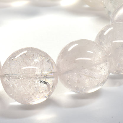 [鑑別付]ピンクダンビュライト ブレスレット 18-19.5mm #SC045