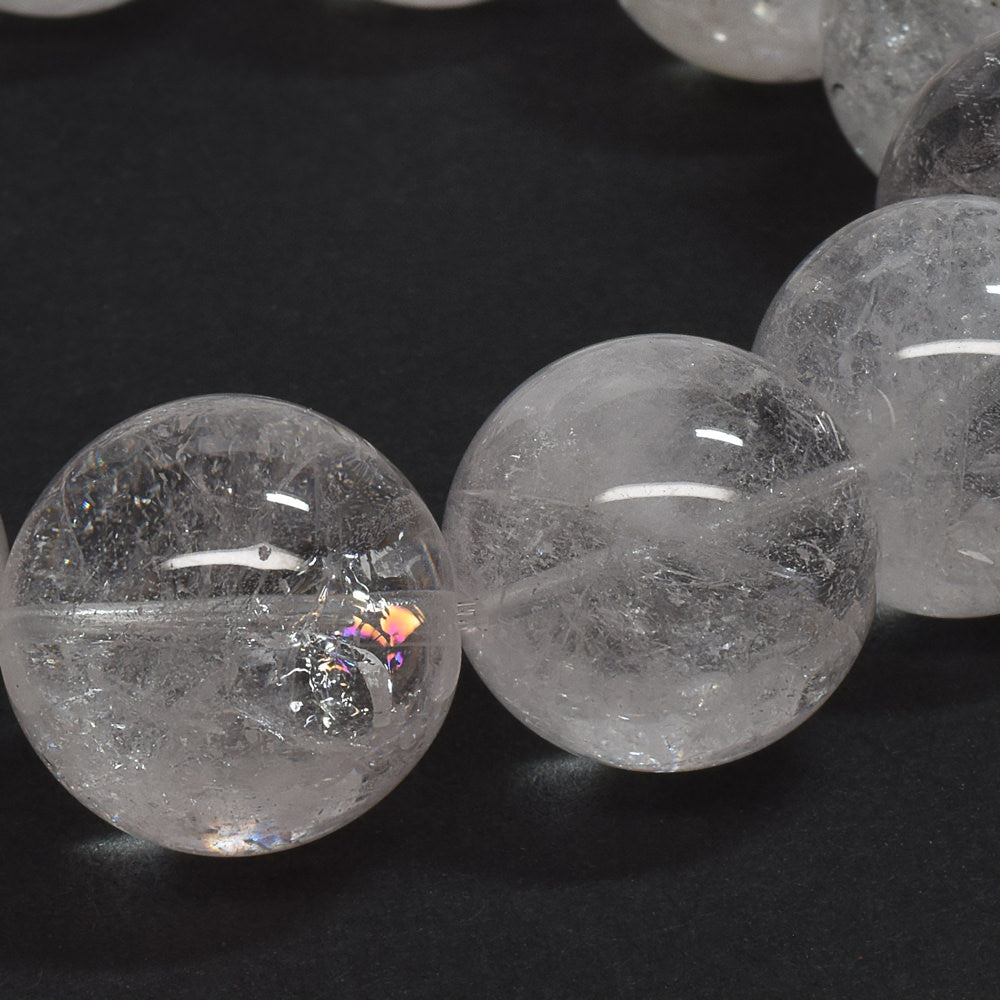 [鑑別付]ピンクダンビュライト ブレスレット 18-19.5mm #SC045