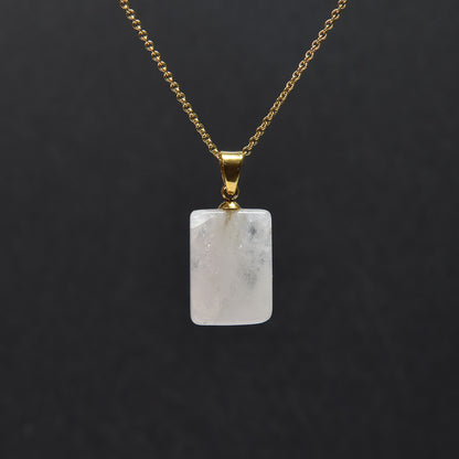 奈良県産 飛鳥桜水晶 ペンダントトップ 23.5x11x4mm #SC082