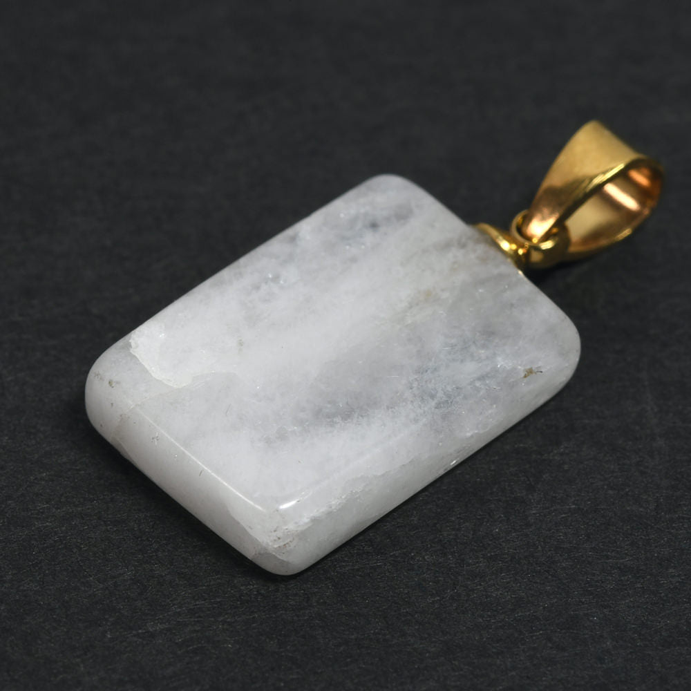 奈良県産 飛鳥桜水晶 ペンダントトップ 23.5x11x4mm #SC082