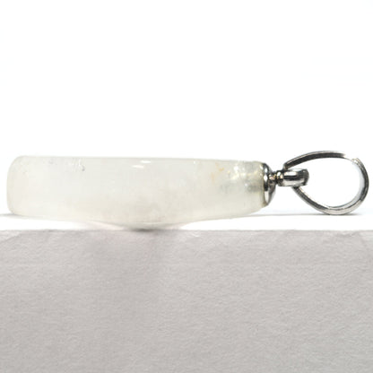 奈良県産 飛鳥桜水晶 ペンダントトップ 24.4x13x4mm #SC083