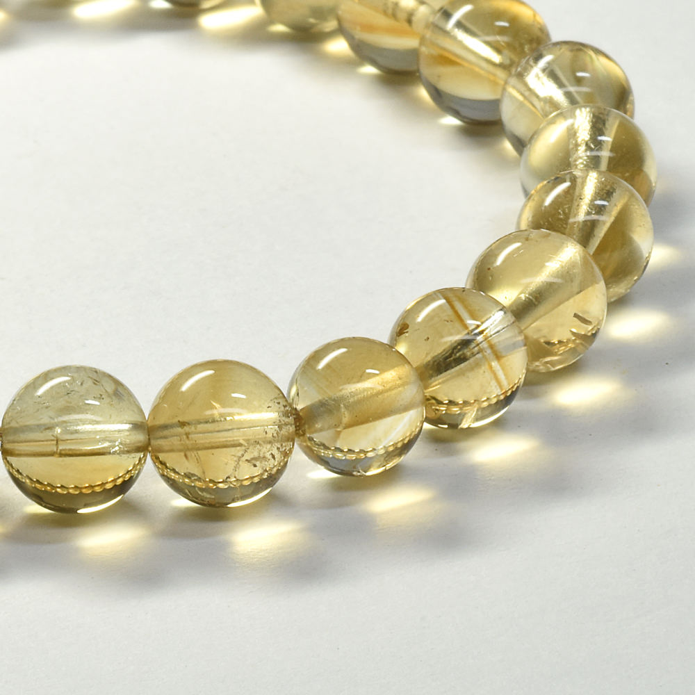 シトリン ブレスレット 7.5mm #SC094