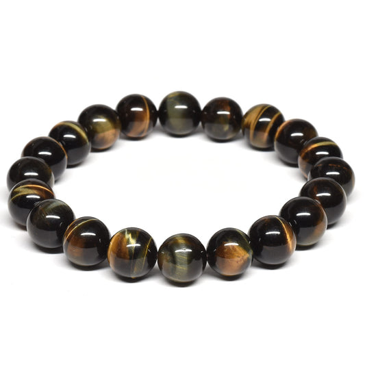 ゼブラタイガーアイ ブレスレット 10mm #SD015