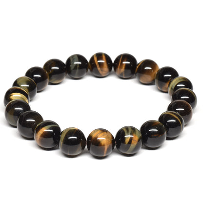 ゼブラタイガーアイ ブレスレット 10mm #SD020