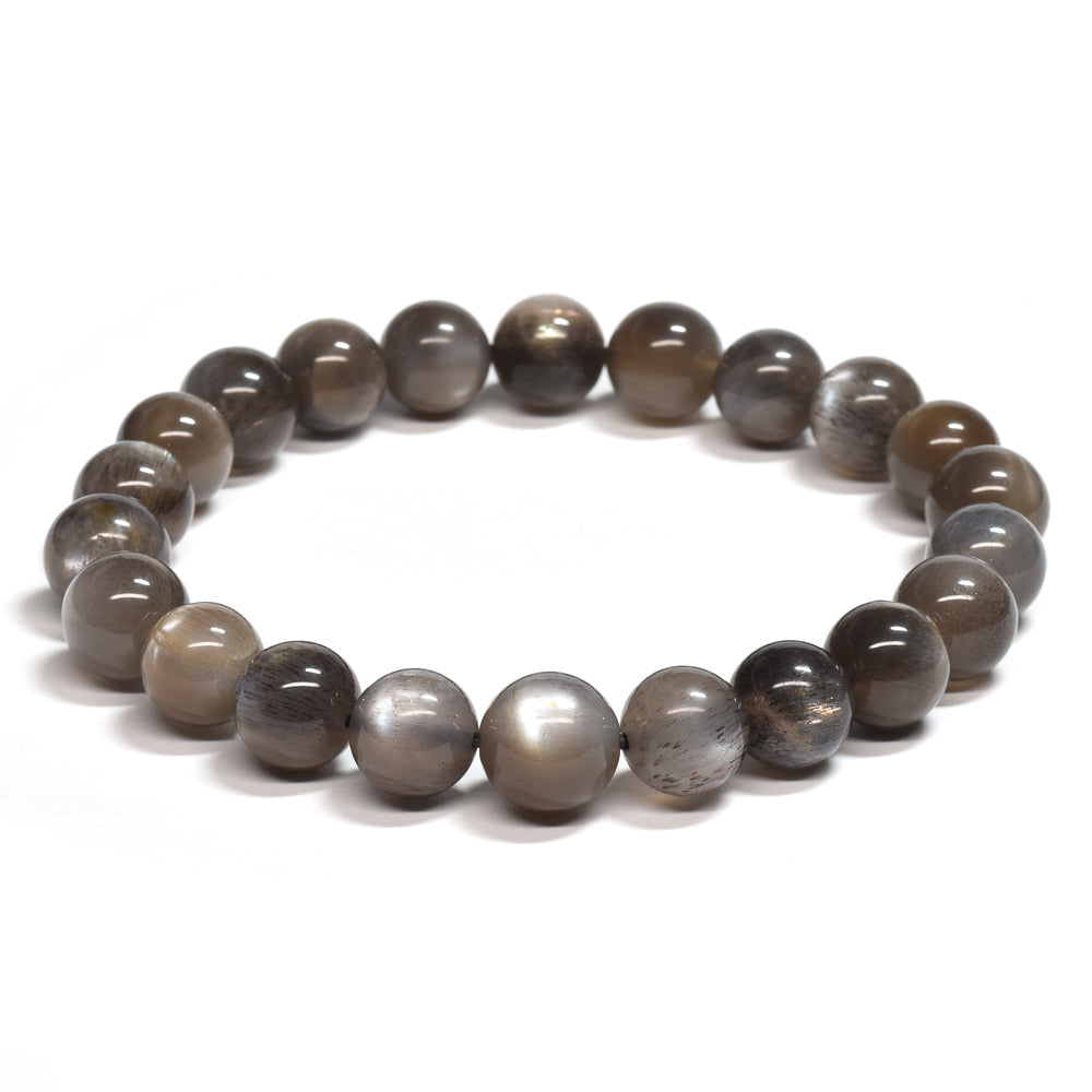グレーサンムーンストーン ブレスレット 9-9.5mm #SD021