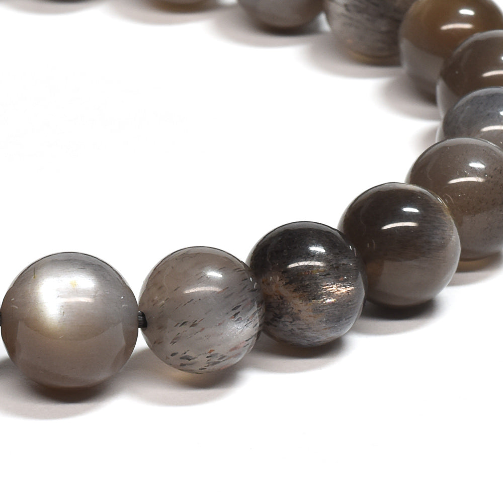 グレーサンムーンストーン ブレスレット 9-9.5mm #SD021