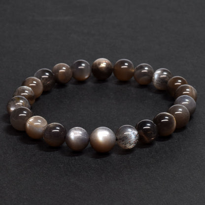 グレーサンムーンストーン ブレスレット 9-9.5mm #SD021