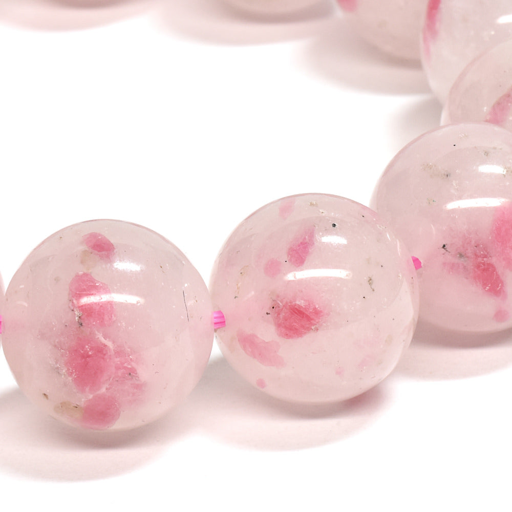サクラロードナイトシリカ ブレスレット 14.5ｰ15mm #SD029