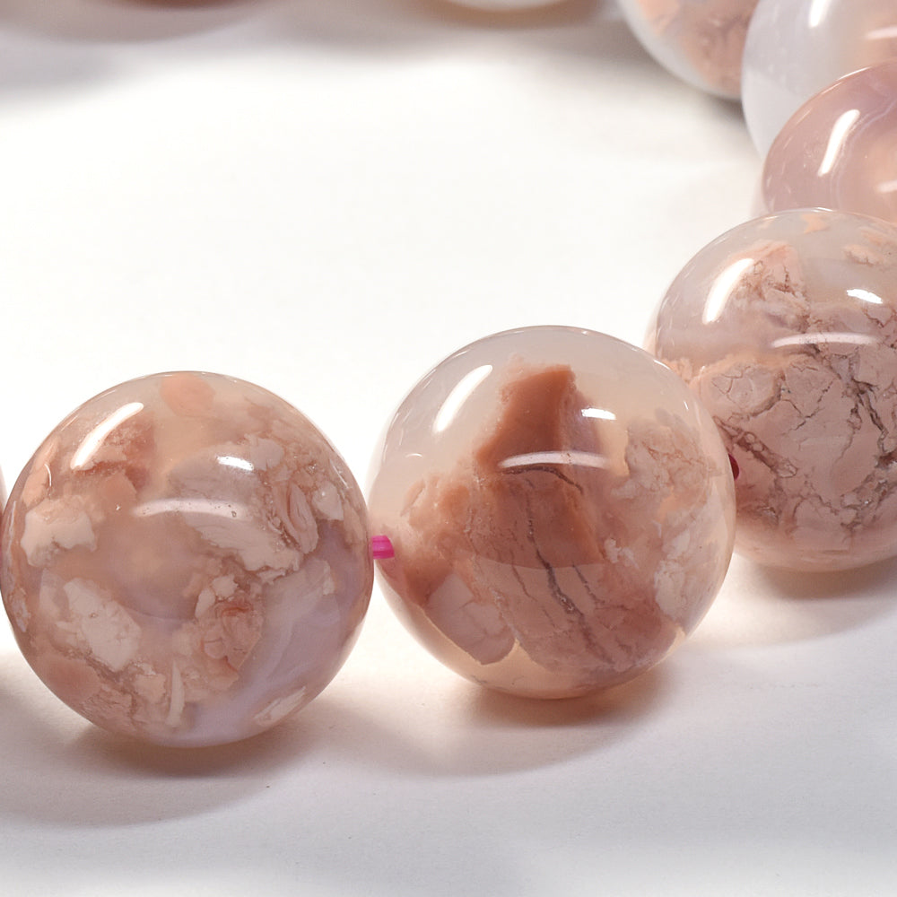 プルームアゲート ブレスレット 16-16.5mm #SD040