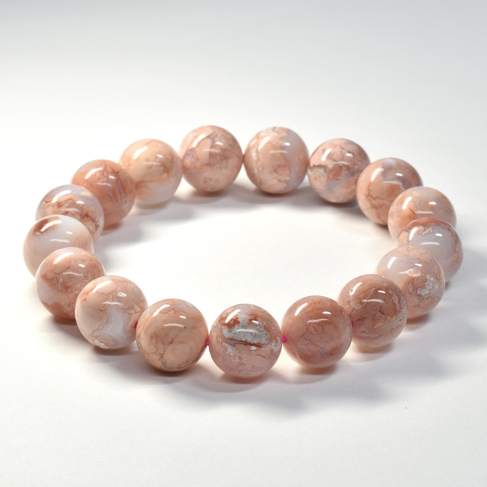プルームアゲート ブレスレット 12-12.5mm #SD041