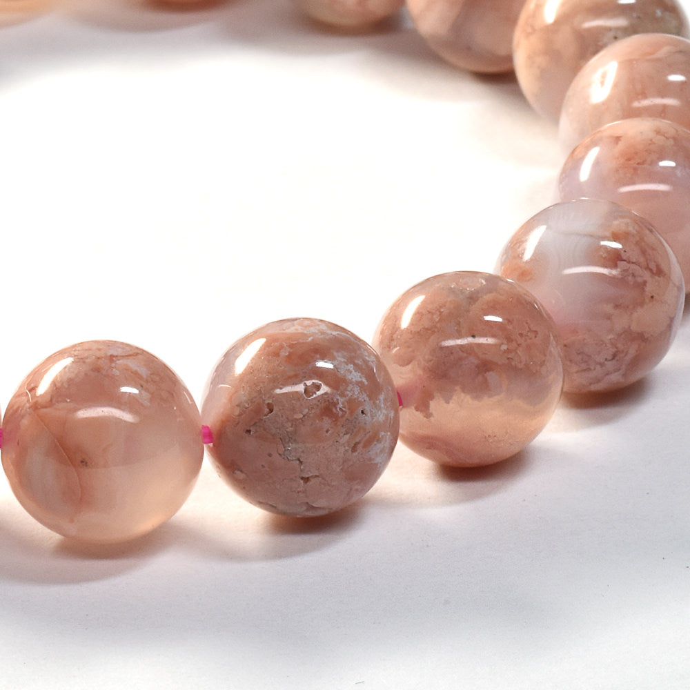 プルームアゲート ブレスレット 10.5mm #SD043