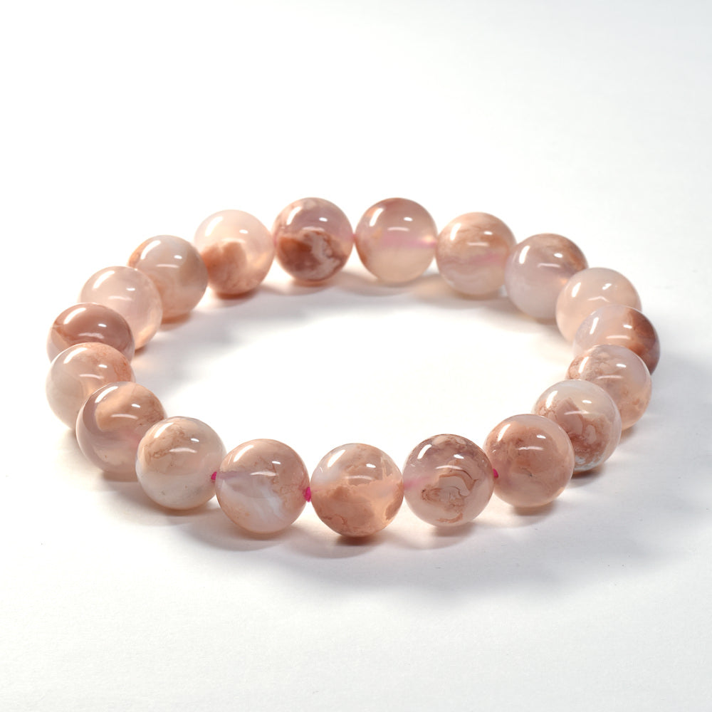 プルームアゲート ブレスレット 10.5mm #SD045
