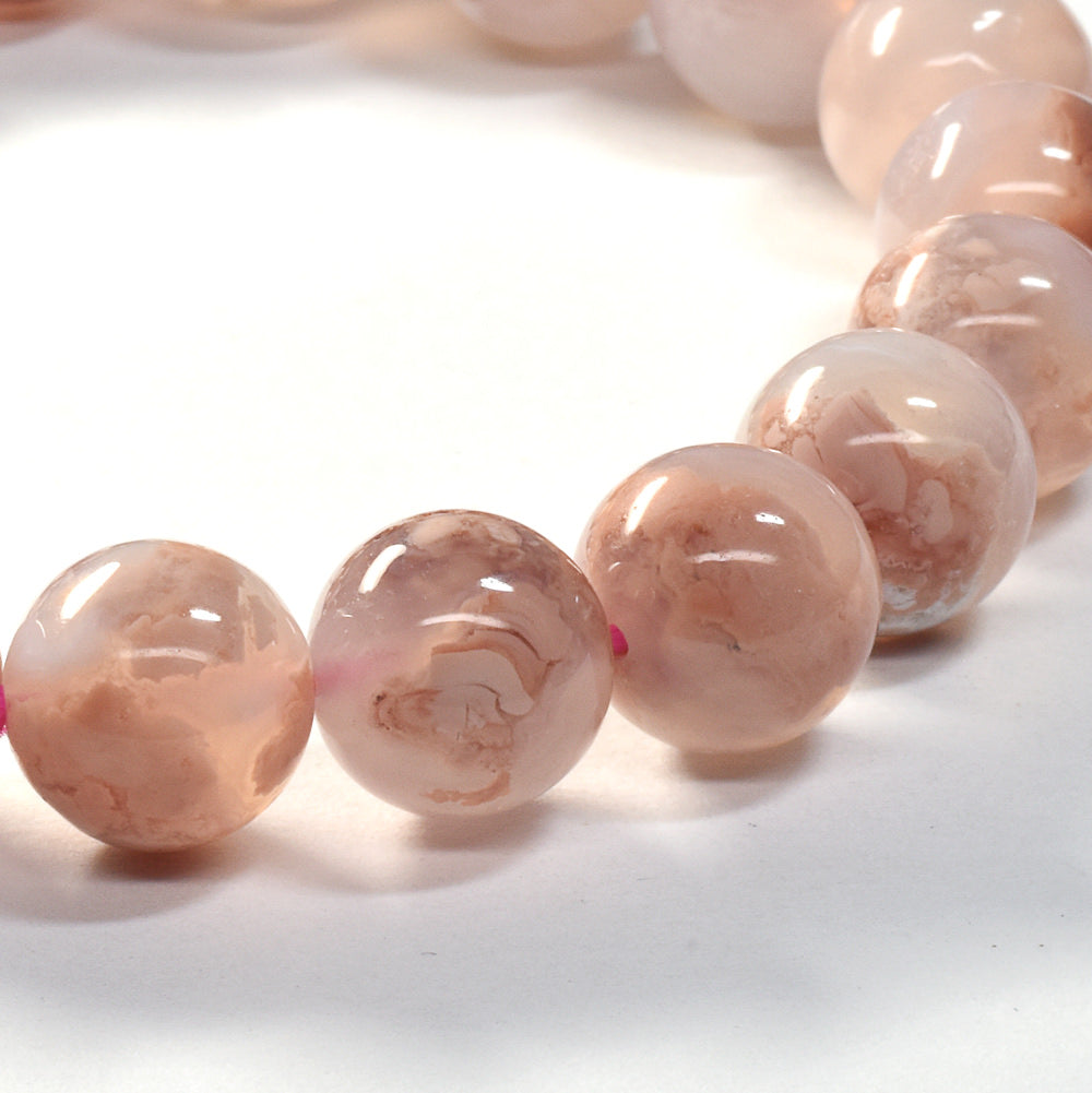 プルームアゲート ブレスレット 10.5mm #SD045
