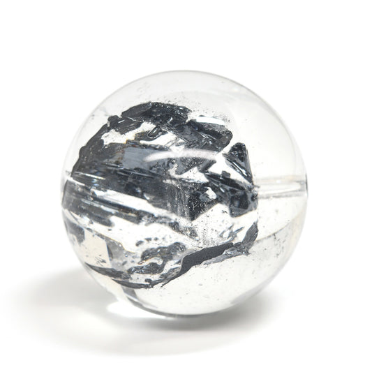 スティブナイトインクォーツ ビーズ 19.7mm #SD061