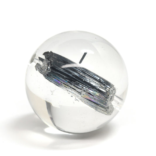 スティブナイトインクォーツ ビーズ 19.7mm #SD062