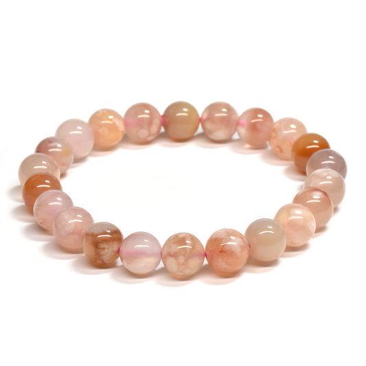 サクラアゲート ブレスレット 9mm #SD078