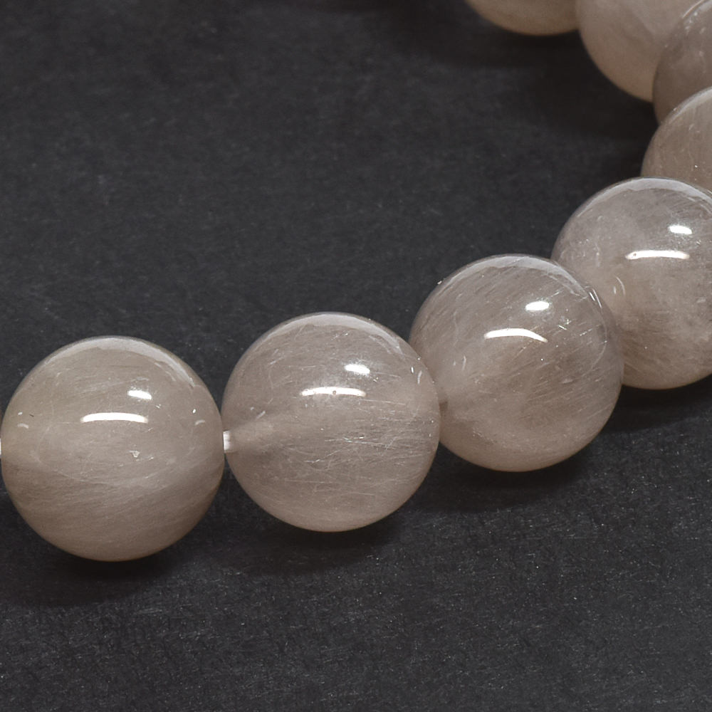 グレーサゲニティックインクォーツ ブレスレット 10.5mm #SD164