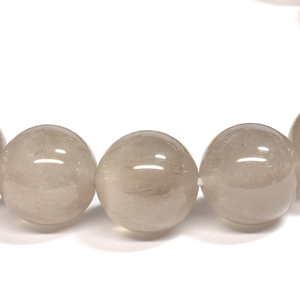 グレーサゲニティックインクォーツ ブレスレット 11.5mm #SD165