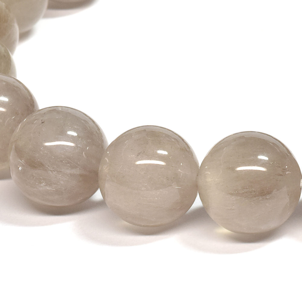 グレーサゲニティックインクォーツ ブレスレット 11.5mm #SD165