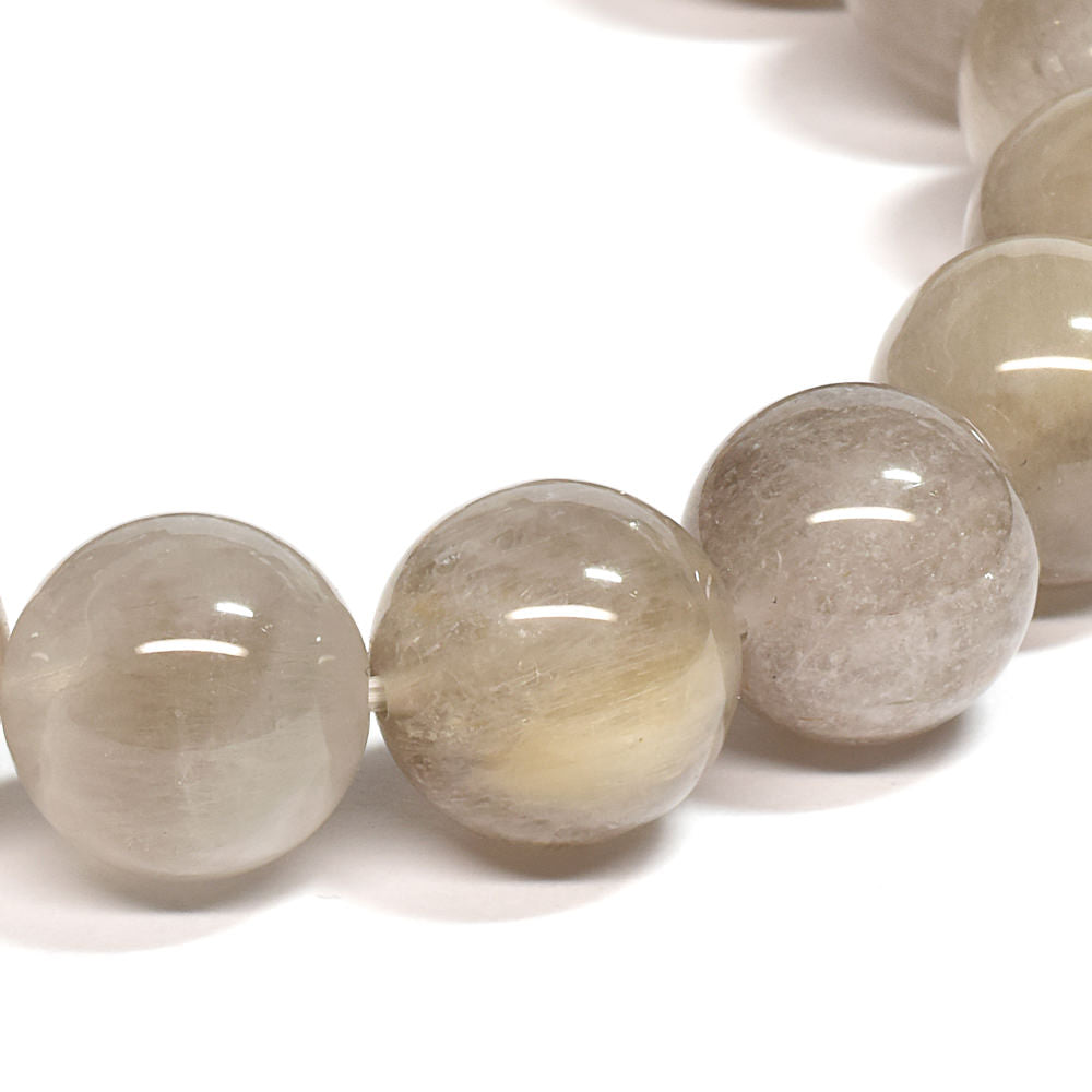 グレーサゲニティックインクォーツ ブレスレット 11.5mm #SD167