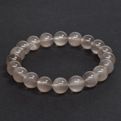 グレーサゲニティックインクォーツ ブレスレット 9.5mm #SD169