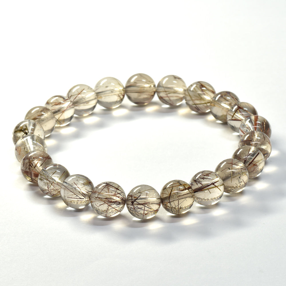 フォリエーテッドマイカインクォーツ ブレスレット 8.5mm #SD205