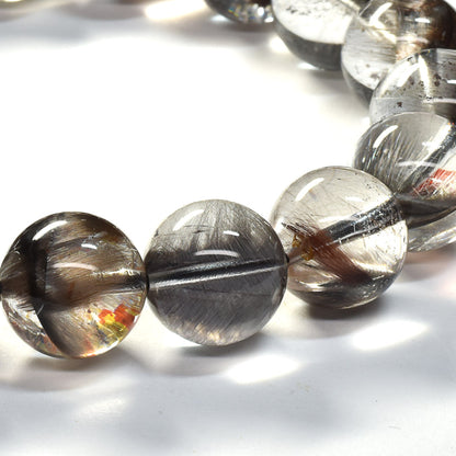 【限定販売】ミックスプラチナルチルクォーツ ブレスレット 12mm #SD517