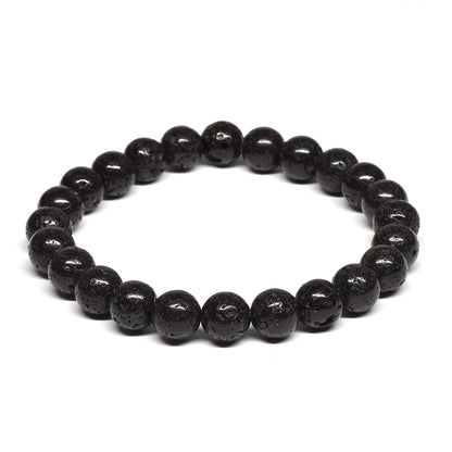 富士山溶岩 ブレスレット 8.5mm #SE008