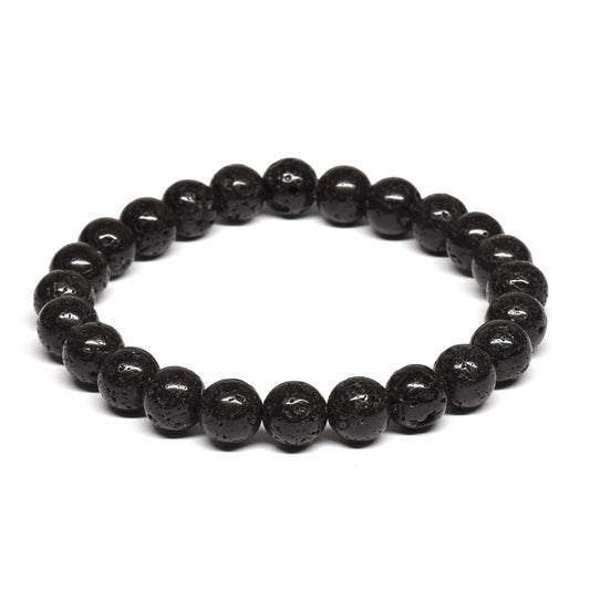 富士山溶岩 ブレスレット 8.5mm #SE008