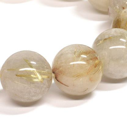 ゴールドルチルクォーツ ブレスレット 16mm #SE045