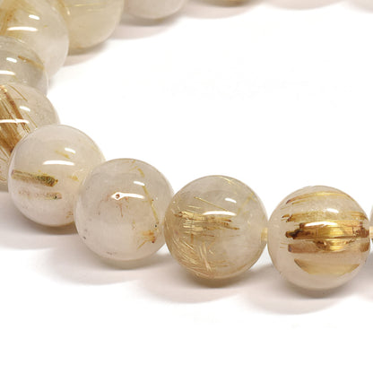 ゴールドルチルクォーツ ブレスレット 10mm #SE046