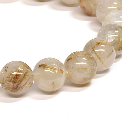 ゴールドルチルクォーツ ブレスレット 10mm #SE048
