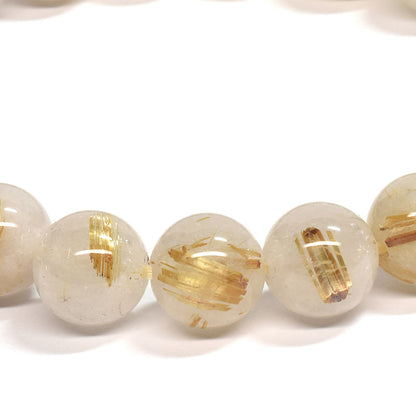 ゴールドルチルクォーツ ブレスレット 10mm #SE049
