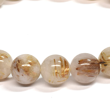 ゴールドルチルクォーツ ブレスレット 10mm #SE052