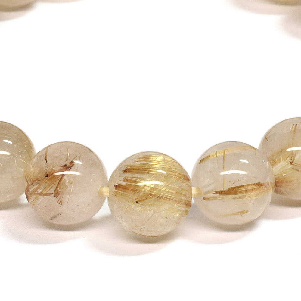 ゴールドルチルクォーツ ブレスレット 10mm #SE053