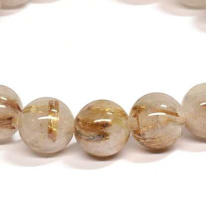 ゴールドルチルクォーツ ブレスレット 10mm #SE054